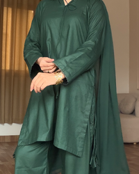 3 Piece Solid (Green Elegance)