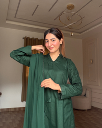 3 Piece Solid (Green Elegance)