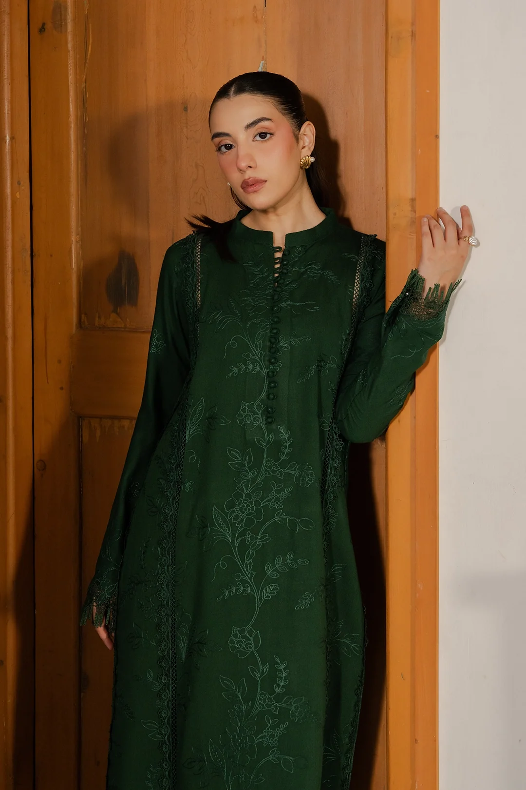 Libbasium 2 Piece dress Sabz Noor