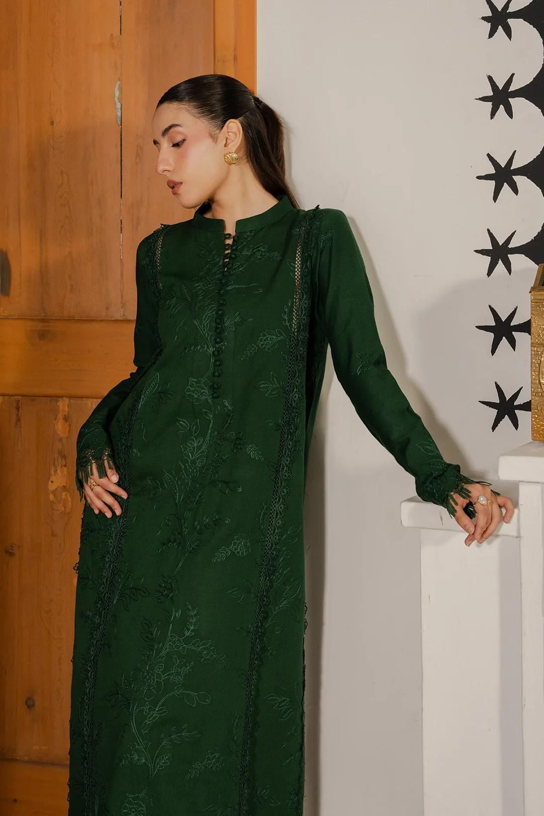 Libbasium 2 Piece dress Sabz Noor