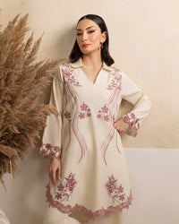 Libbasium 2 Piece dress Rose Ivory