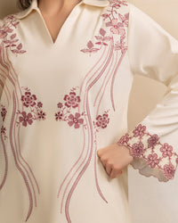 Libbasium 2 Piece dress Rose Ivory