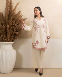 Libbasium 2 Piece dress Rose Ivory