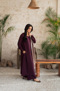 Libbasium 3 Piece dress Plum Palm