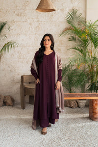 Libbasium 3 Piece dress Plum Palm