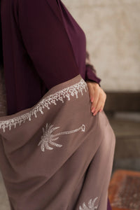 Libbasium 3 Piece dress Plum Palm
