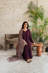 Libbasium 3 Piece dress Plum Palm
