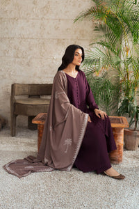 Libbasium 3 Piece dress Plum Palm